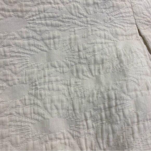 ETCETERA White Pleated Collared Dress Size 6 - Picture 7 of 8